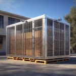 container aramado para otimização de logística