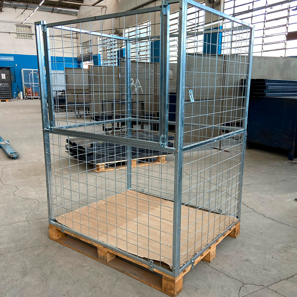 container aramado para produtos químicos