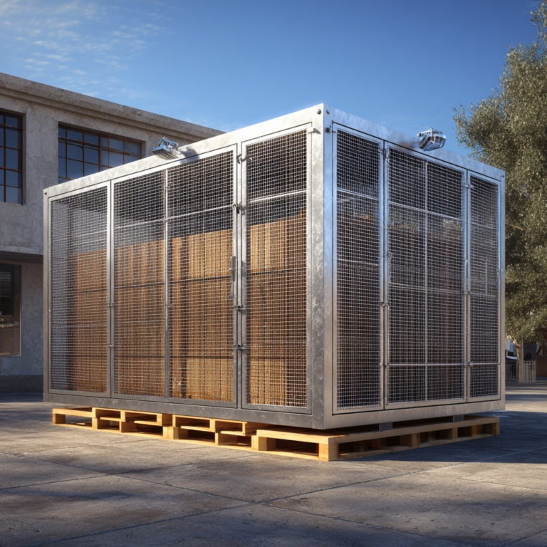 container aramado para produtos volumosos